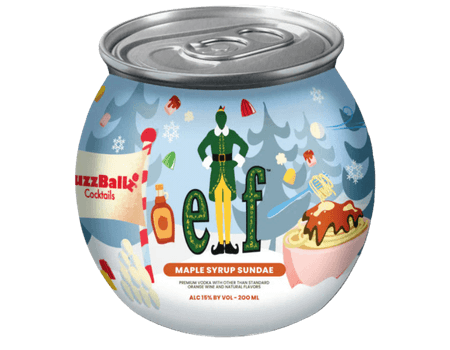 Buzzballz Cocktails Elf Maple Syrup Sundae