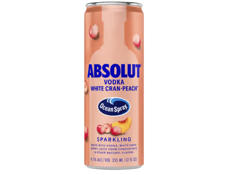 Absolut Ocean Spray White Cran Peach